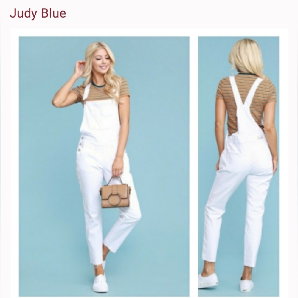COPY - Judy Blue White Overalls